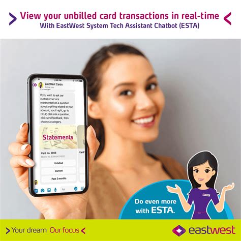 esta chatbot|View your unbilled card transactions in real.